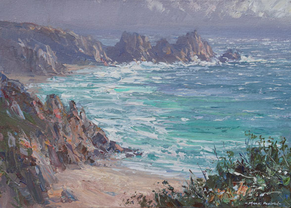 Sunshine and Showers, Porthcurno by Mark Preston