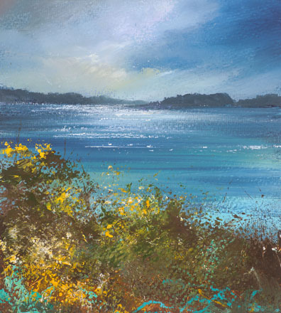 Evening light over the Islands, Tresco by Amanda Hoskin