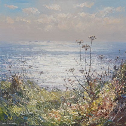 Bright Light and Seedheads, Priest's Cove by Mark Preston