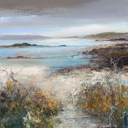 Path to the beach, Bryher by Amanda Hoskin