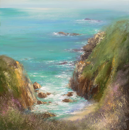 View from the clifftops  by Amanda Hoskin