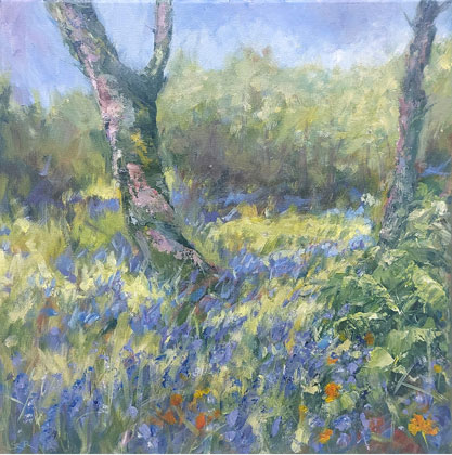 Spring blues by Sharon Reeves