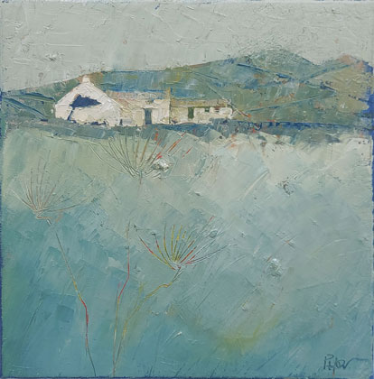 Parsley blue by John Piper