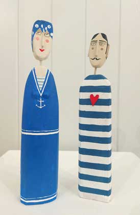 Victorian bathers  (price each - please specific choice at the checkout) by Lynn Muir