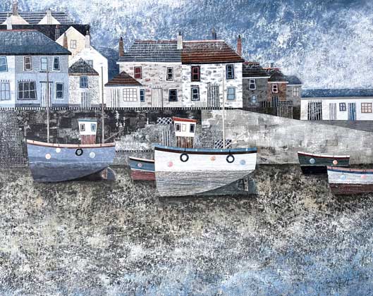 Harbour light, Mousehole by Simon Hart