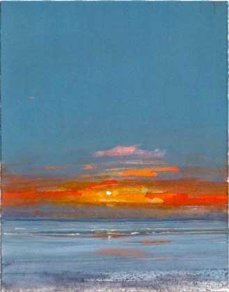 Glowing sky by Mike Hindle