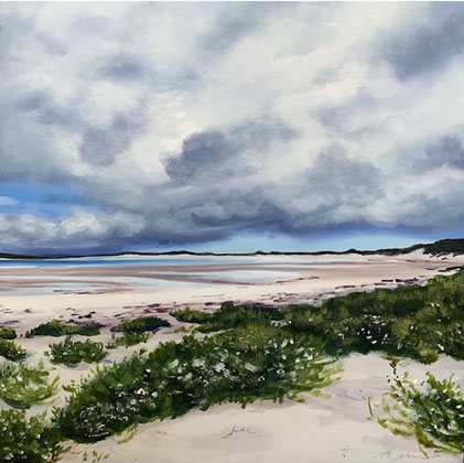 Blooms on the beach by Nicola Wakeling