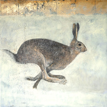 The leaping hare  by Catherine Hyde
