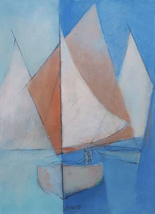 Sailing, changing light by Michael Praed