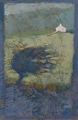 Hillside cottage� by John Piper