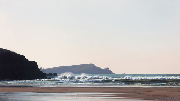 Offshore breeze, Newquay Headland from Porth by Jamie Medlin