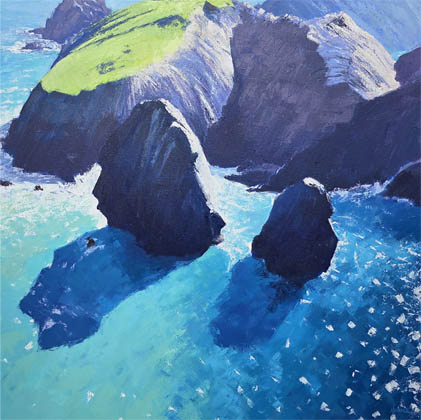 Sunlight and Shadows, Kynance Cove by Mike Hindle