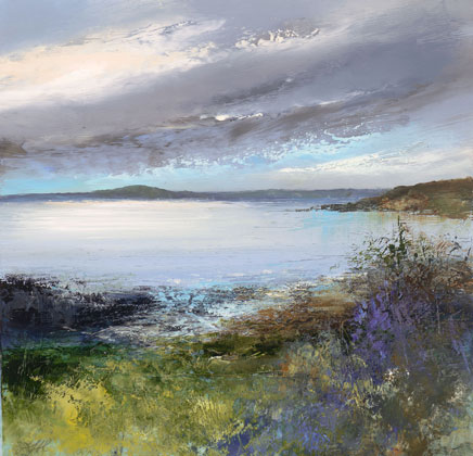 The air is cool and the sea so calm on Tresco by Amanda Hoskin