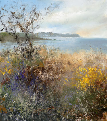 Blustery showers, bluebells and gorse on Bryher by Amanda Hoskin