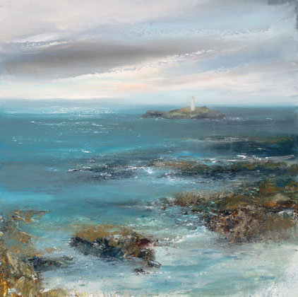 Enjoying a walk at Gwithian Beach by Amanda Hoskin