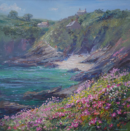 Cottages, Prussia Cove by Mark Preston