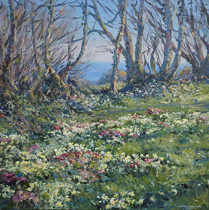 Cornish Garden in Early Spring by Mark Preston