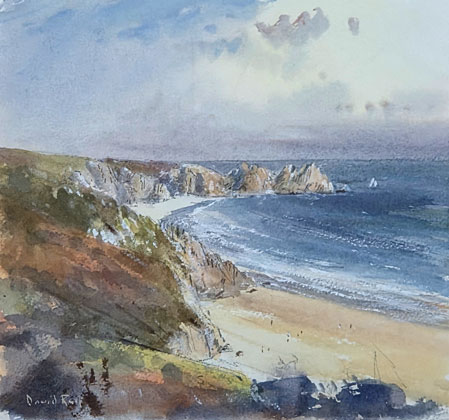 Rounding Logans Rock by David Rust