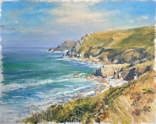 Towards Cape Cornwall by David Rust