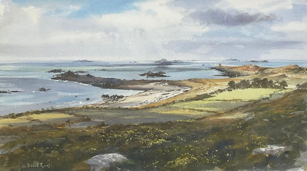 Rushy Bay Bryher by David Rust