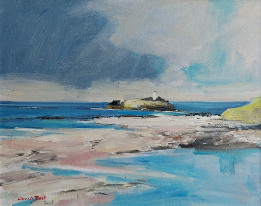 Towards Godrevy Lighthouse by David Rust