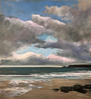 Storm Clouds, Sennen by Kirsten Elswood