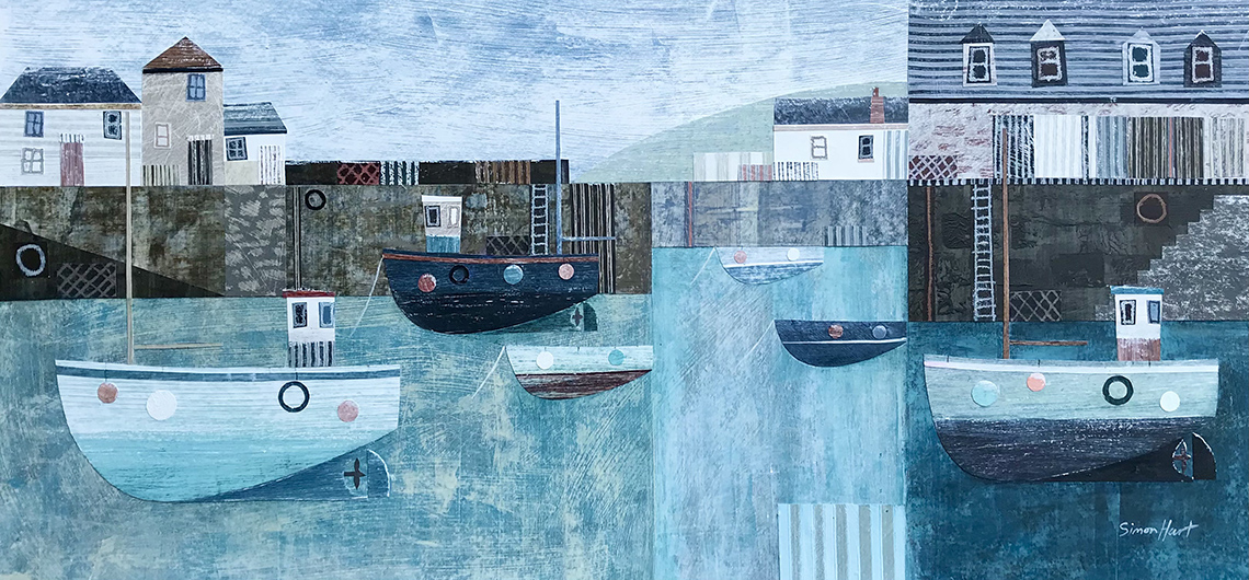Inner Harbour, Mevagissey by Simon Hart
