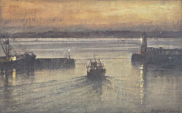 May, Newlyn Harbour II by Benjamin Warner