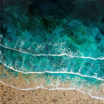 Returning tide by Julia Poprawski
