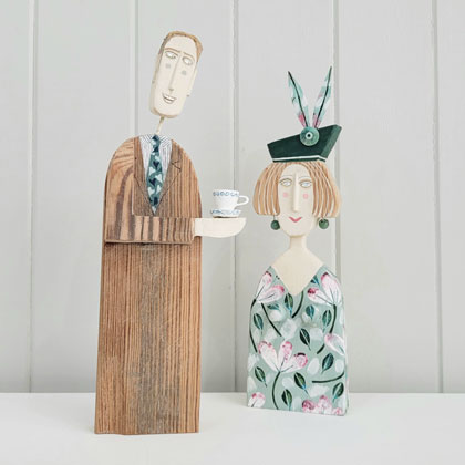 Tea Madame? (buy individually -Him) by Lynn Muir