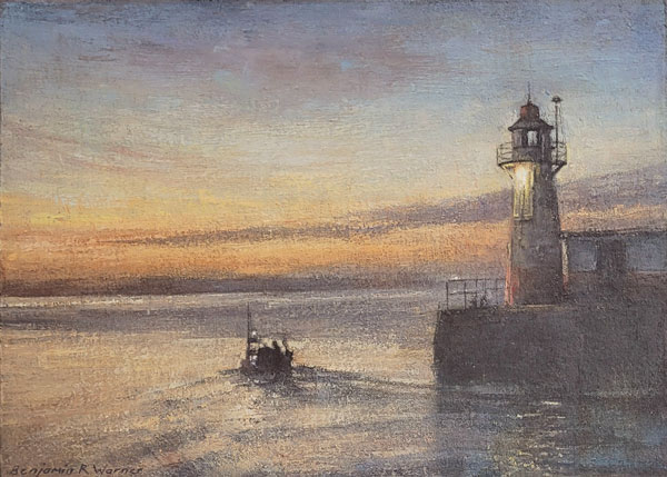 Leaving Newlyn Harbour  by Benjamin Warner
